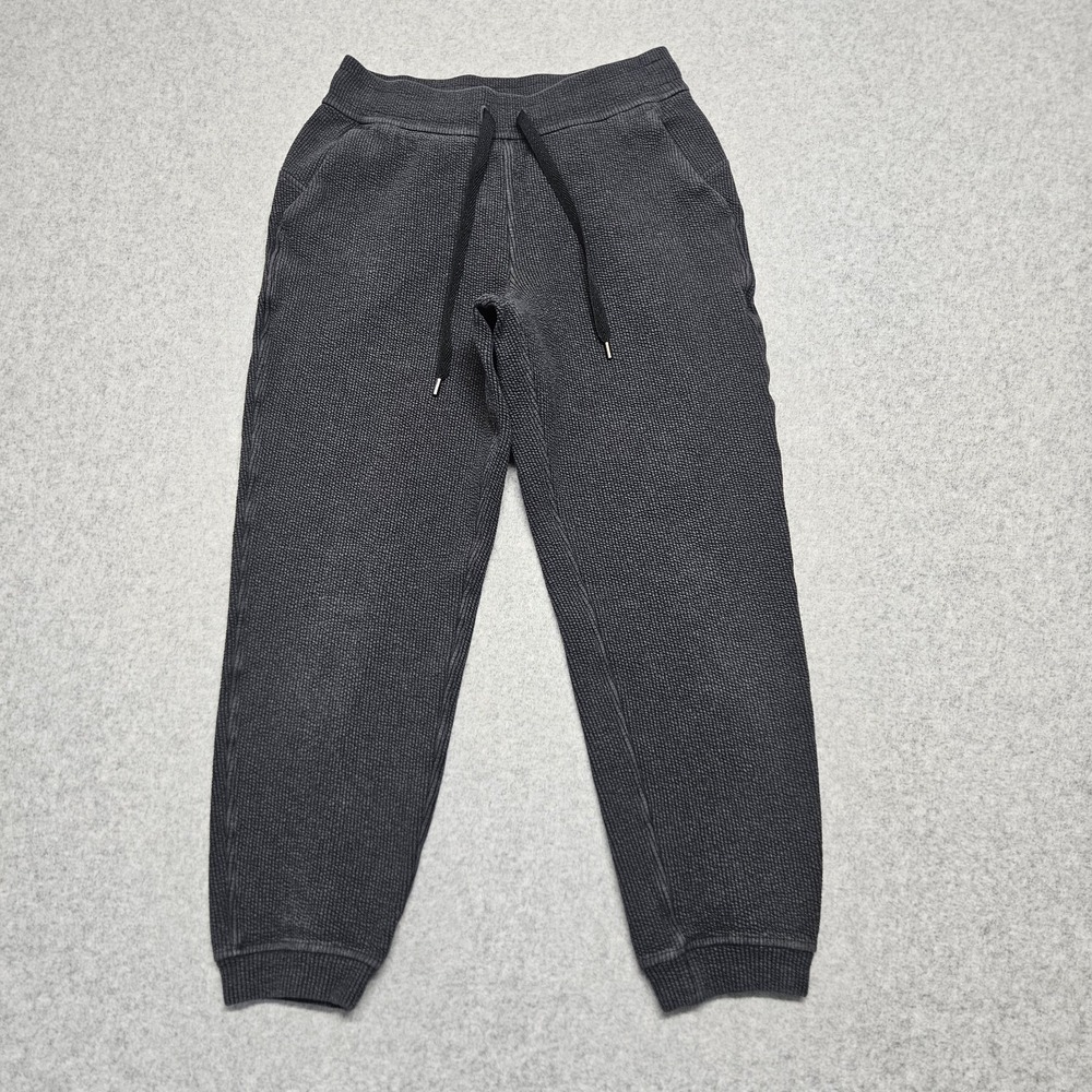 Lululemon Ribbed  High-Rise Joggers 24"  Womens 6  Black